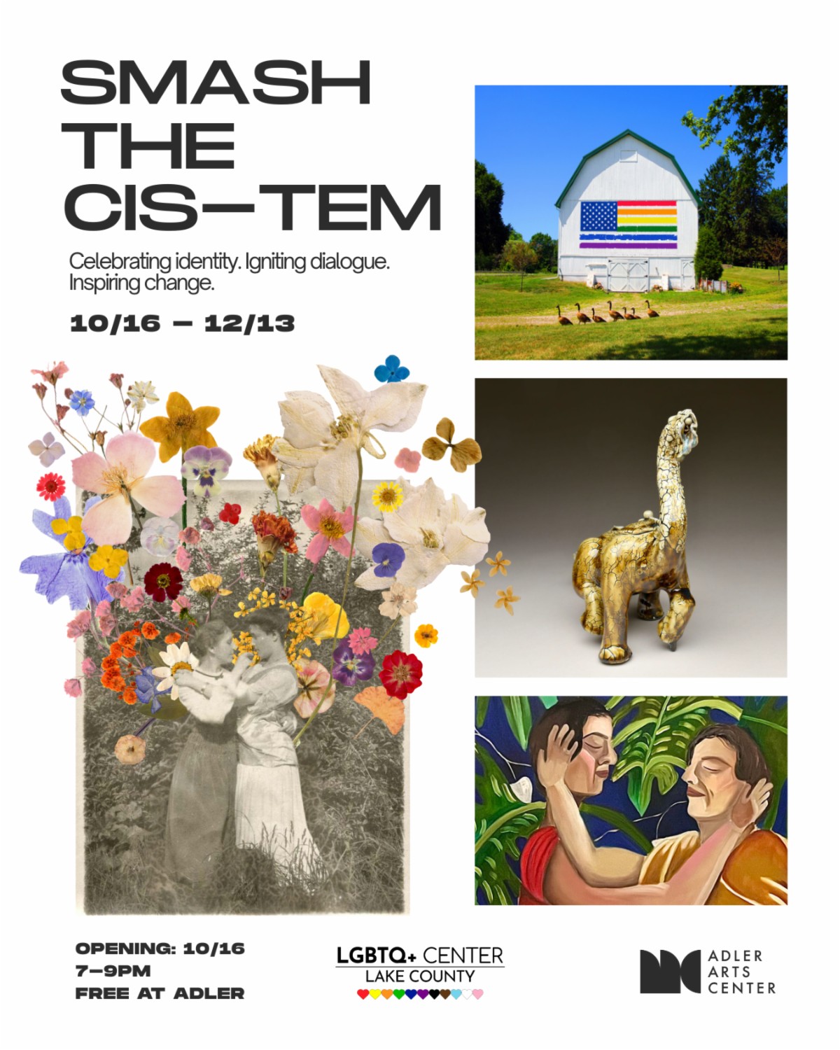 Smash the Cis-tem Art Exhibition at Adler Arts Center